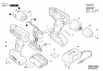 Bosch 3 601 JF4 0E2 GSR 1000 Smart Cordless Drill Driver Spare Parts